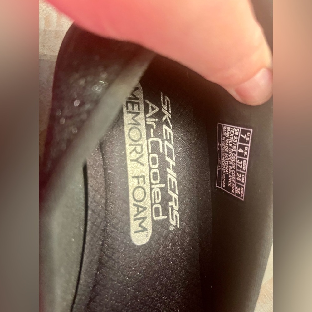 Skechers Women's Black Sparkle Slip On Flats-NEW! - Picture 4 of 4